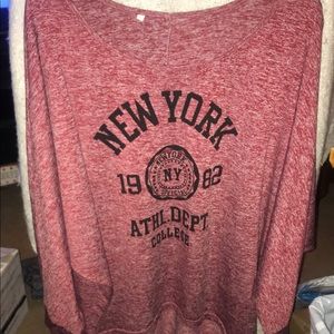 Silky long sleeve blouse